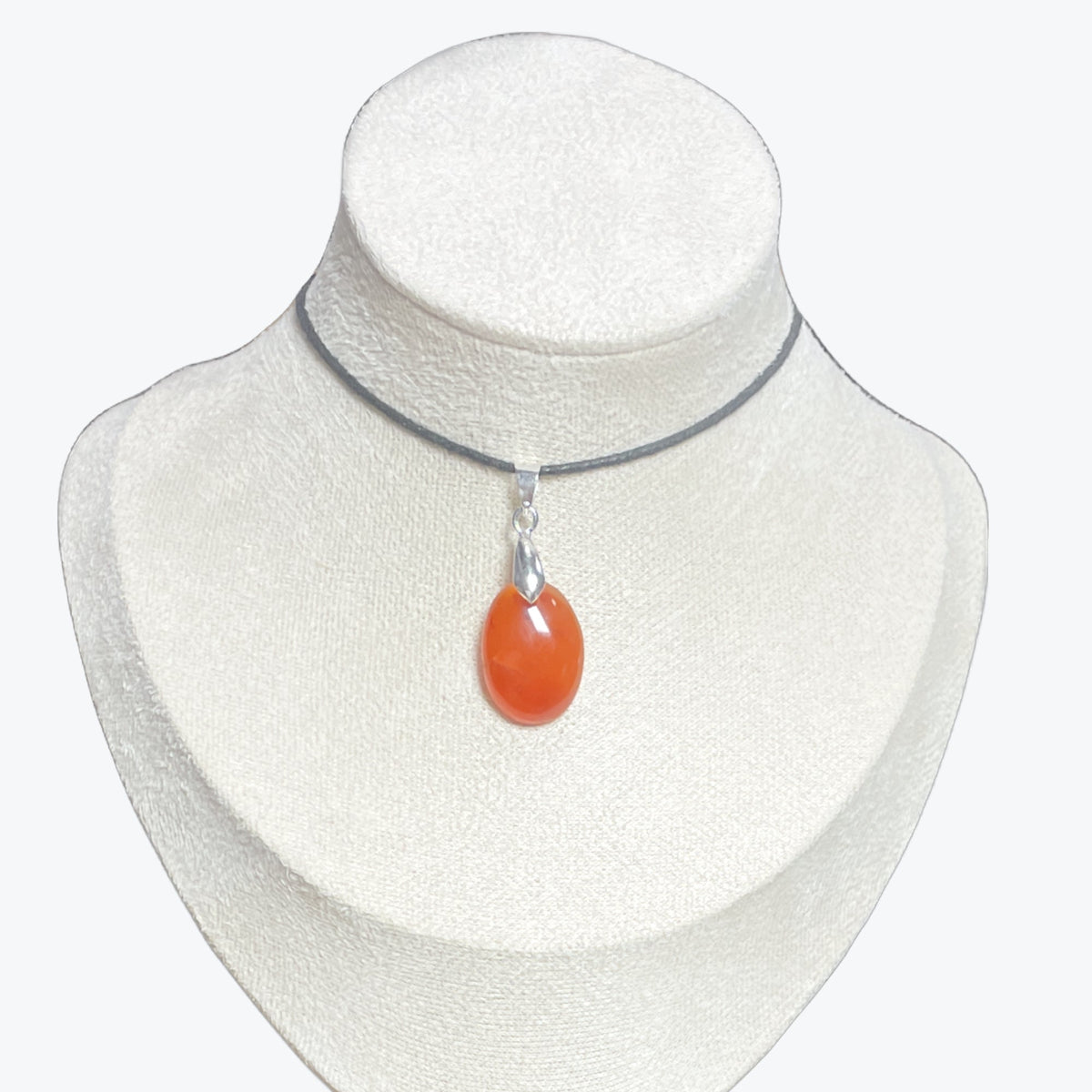 Pendentif cornaline ovale – photo 3