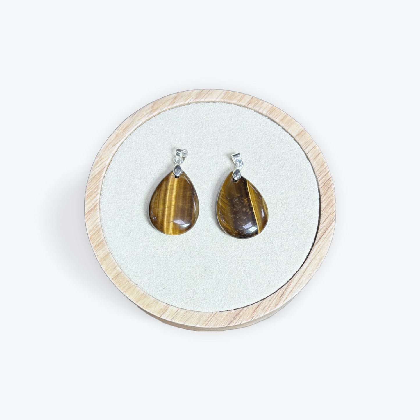 Pendentif oeil de tigre goutte - 3
