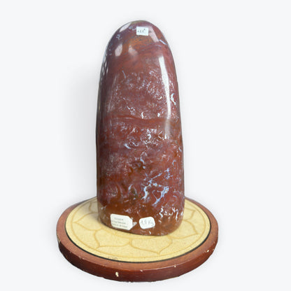 1,8 kg | Menhir en Jaspe rouge XXL | 20x9cm
