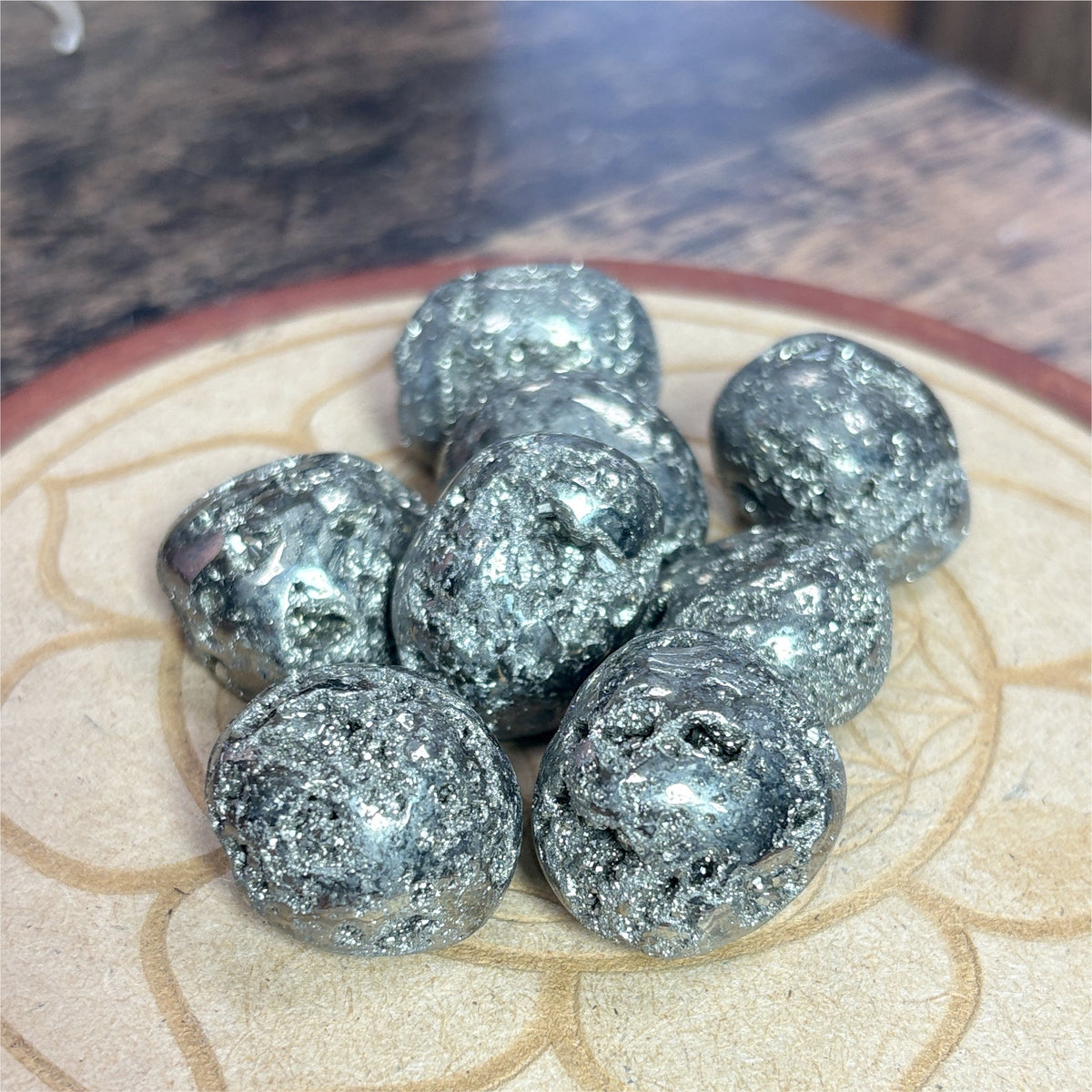 Pyrite roulée - Provenance pérou
