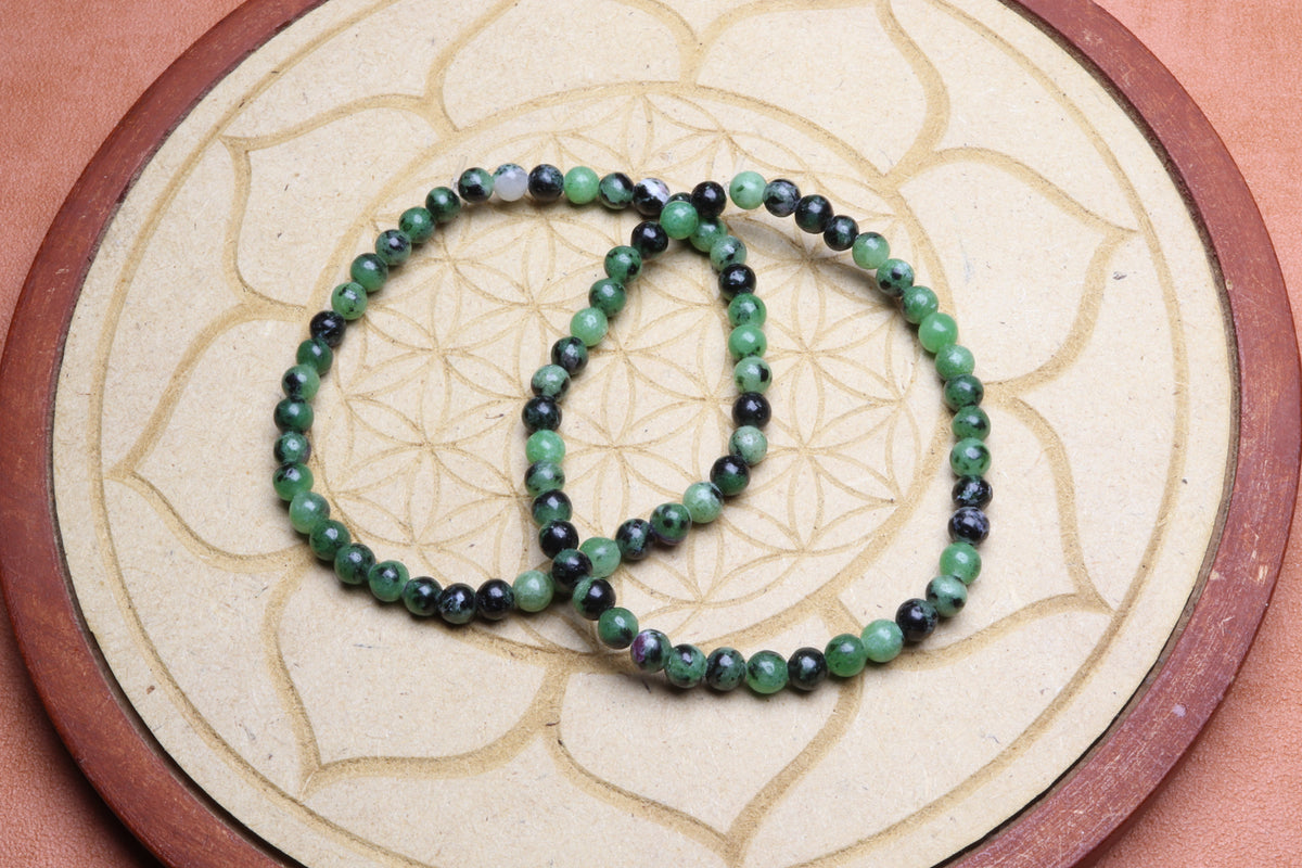 Bracelet Rubis sur Zoïsite
