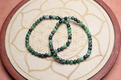 Bracelet Rubis sur Zoïsite