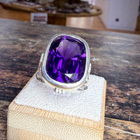 Bague homme Améthyste