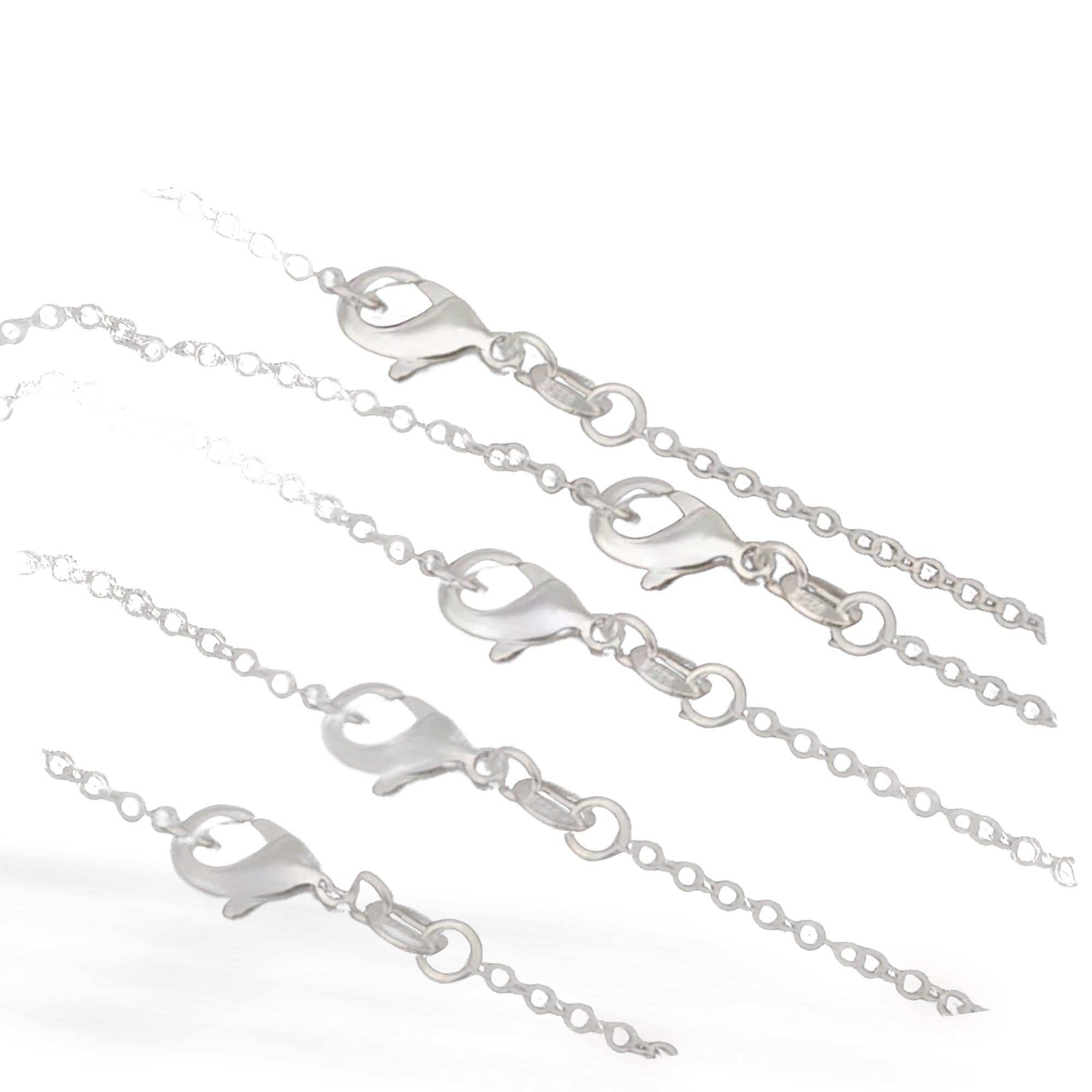 Chaîne fantaisie plaqué argent 925 - 3