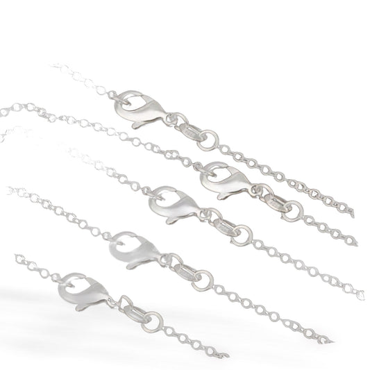 Chaîne fantaisie plaqué argent 925 - 3