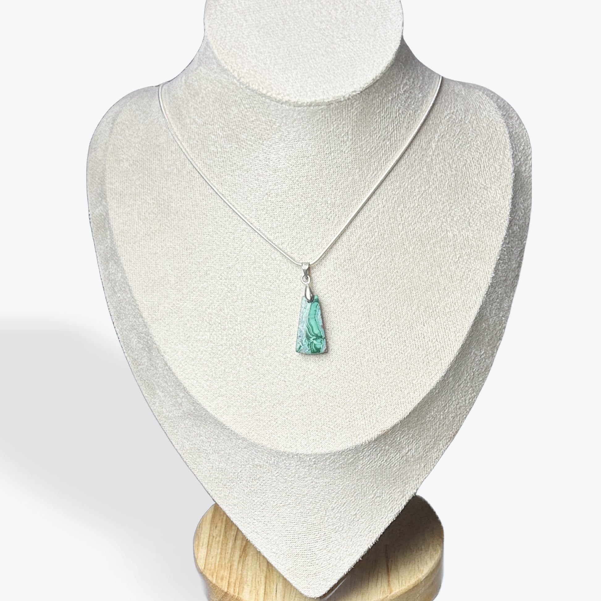 Pendentif Malachite Cabochon - 2