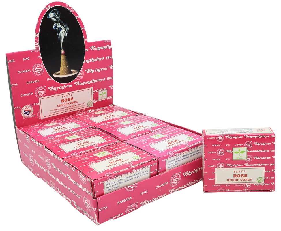 Encens Satya cônes Rose
