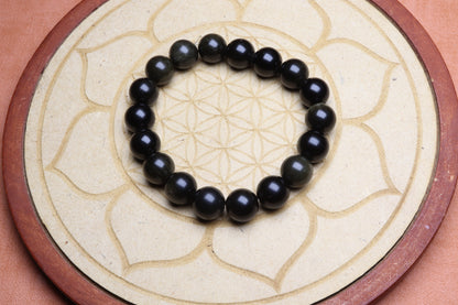 Bracelet Obsidienne Dorée – photo 6