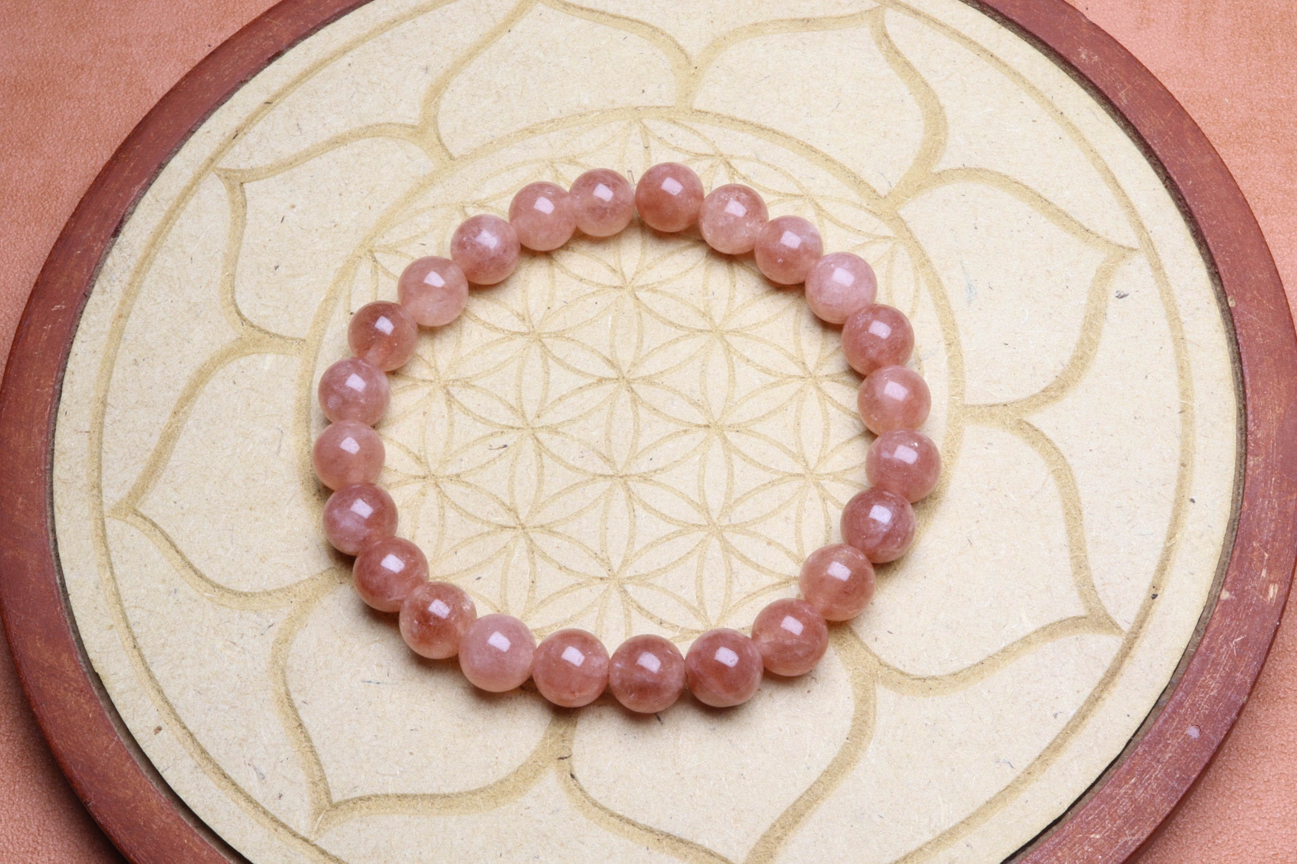 Bracelet en Pierre de Soleil - Joie et Positivité 8mm