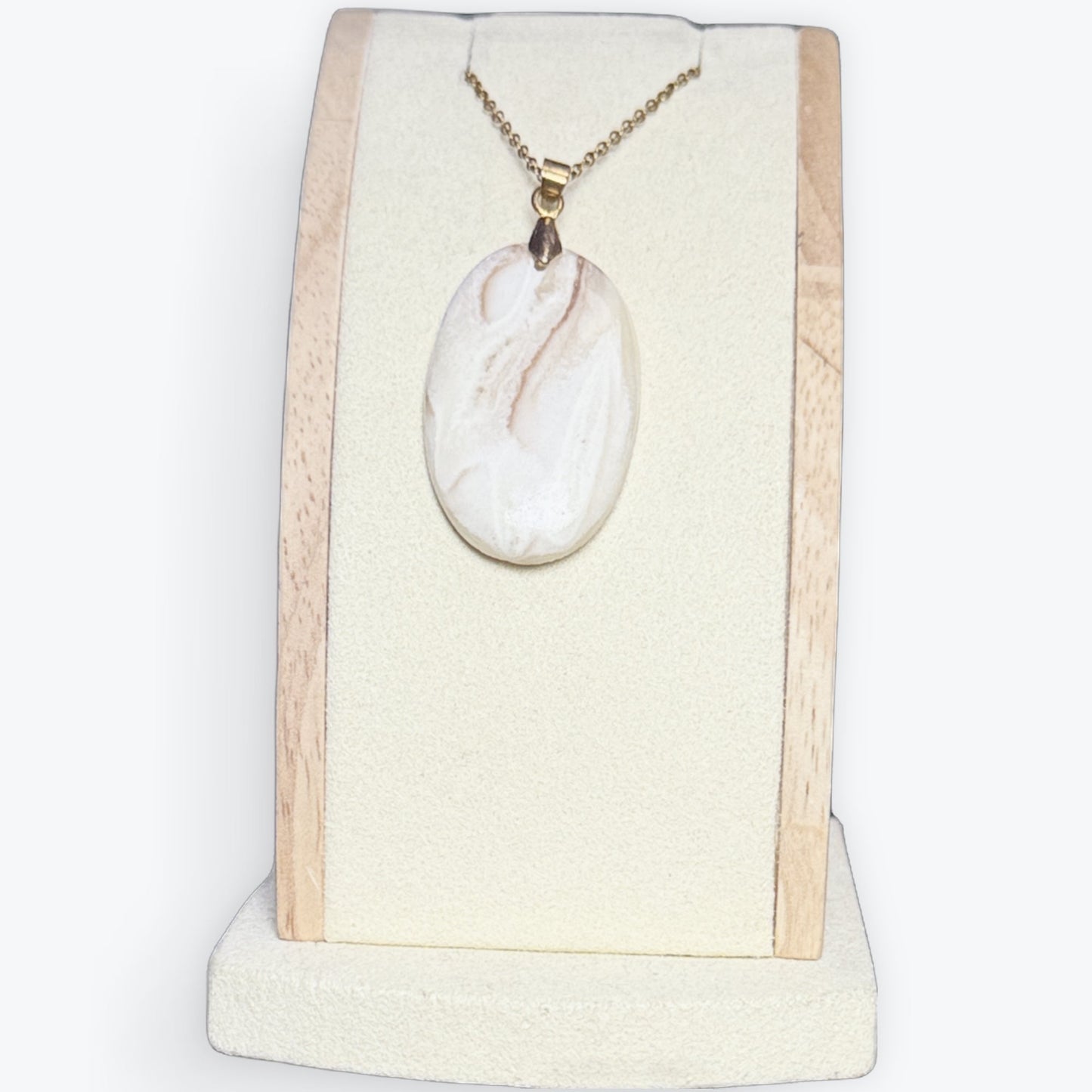 Pendentif Calcite Jaune