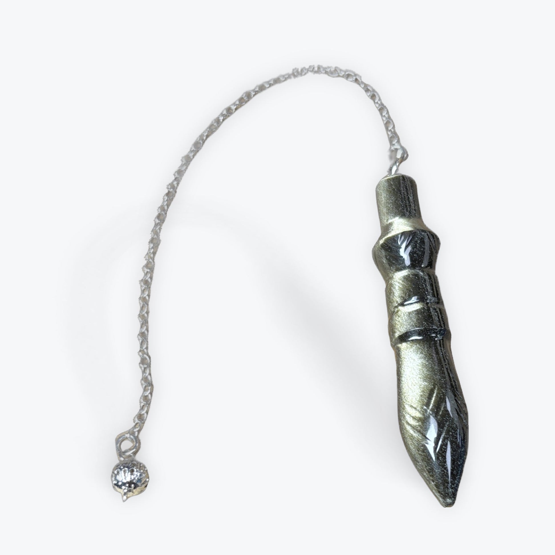 Pendule Toth XL | Obsidienne qualité extra | 8x1,5cm