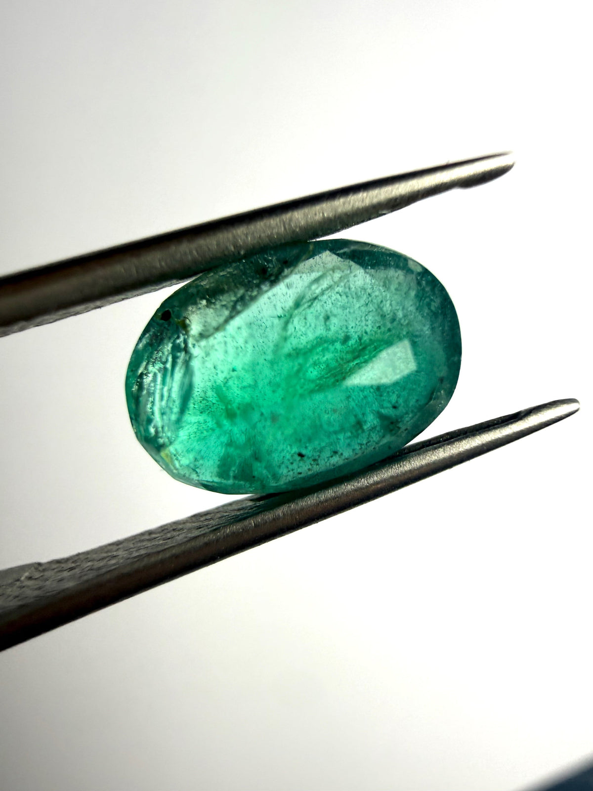 Gemme Lot De Deux Émeraude Poire 3,43 Carats