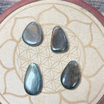 Pendentif en Labradorite percée - Formes variée