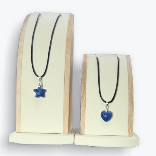 Pendentif Sodalite Facetté