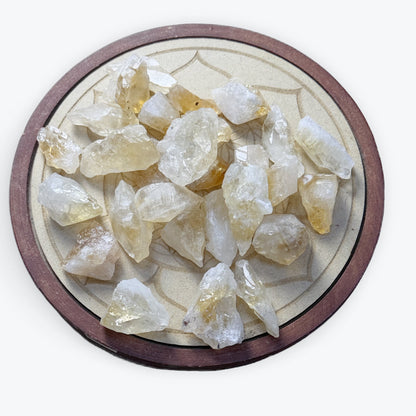 Belle Pierres Brutes Citrine Chauffé