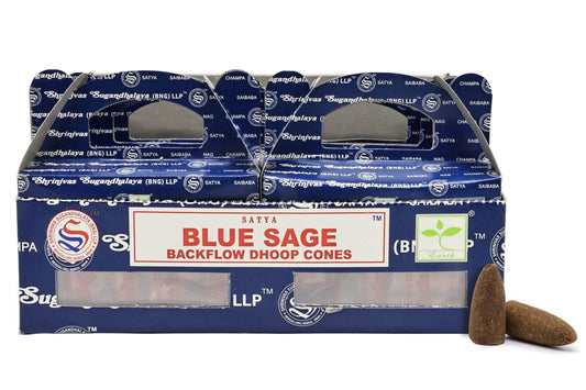 Backflow Cônes Satya Sauge Bleue 6pcs