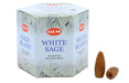 Backflow Cônes HEM Sauge Blanche 12pcs