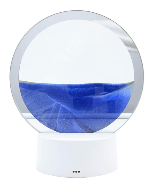 Lampe Sable Ronde 18cm — Bleu
