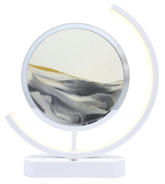 Lampe Sable Design 32cm - Gris