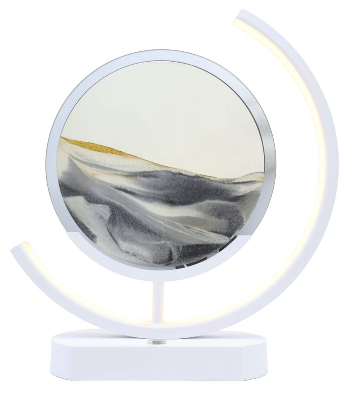 Lampe Sable Design 32cm — Gris