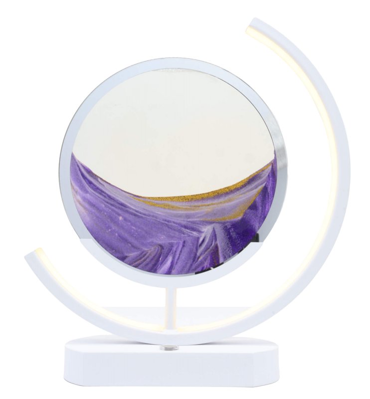 Lampe Sable Design 32cm — Violet
