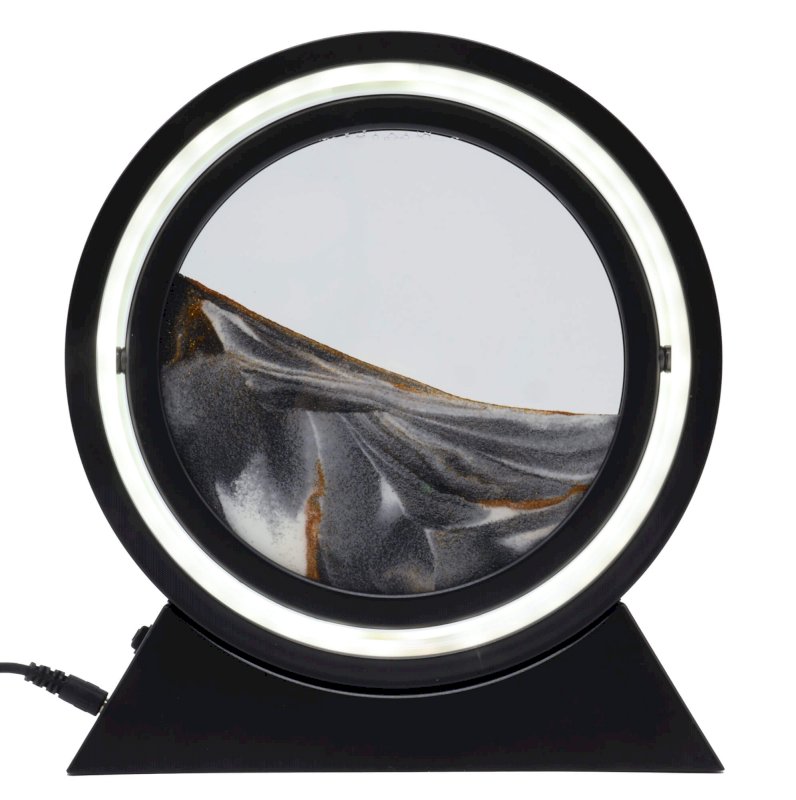 Lampe Sable Réversible 24cm — Gris
