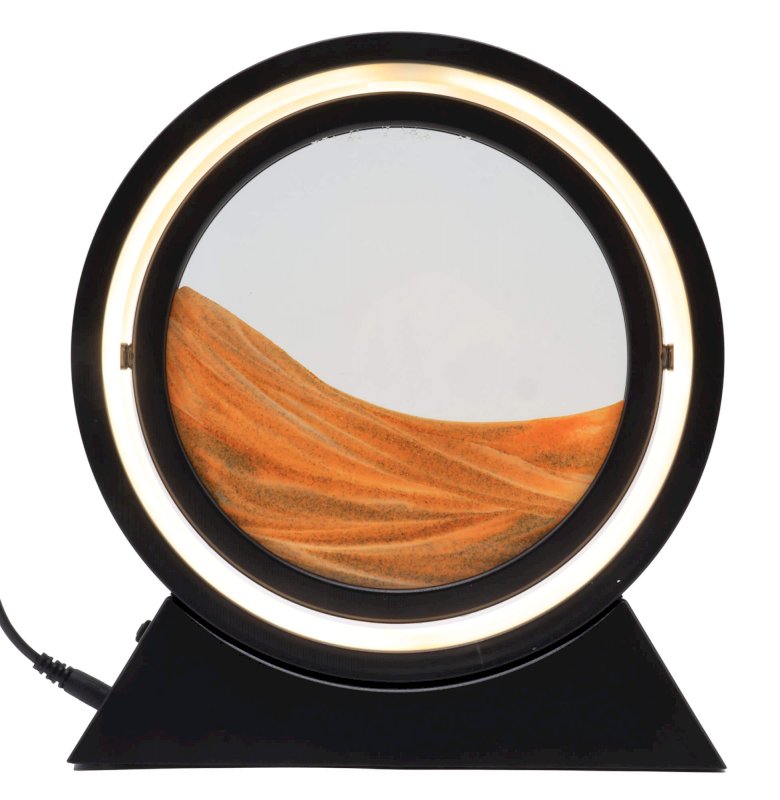 Lampe Sable Réversible 24cm — Orange