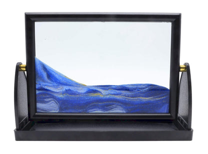 Tableau Sable Mouvant Réversible - Bleu