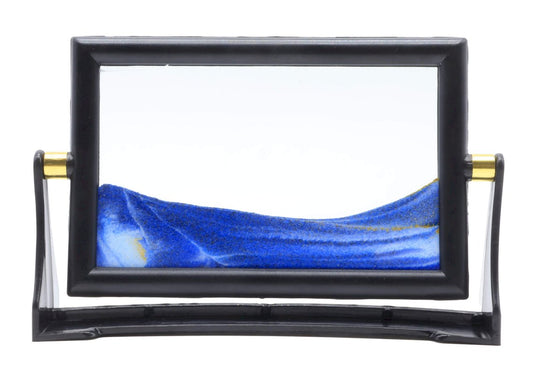 Tableau Sable Mouvant Réversible - Bleu
