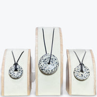 Pendentif Jaspe Dalmatien Donut