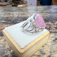 Bague Tourmaline rose semi-clos vue alternative