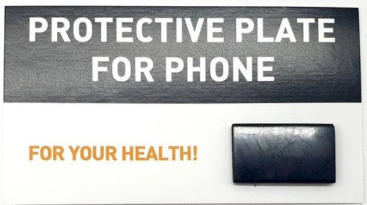 Plaque Shungite Téléphone Rectangulaire 2cm