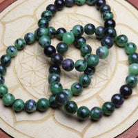 Bracelet Rubis sur Zoïsite