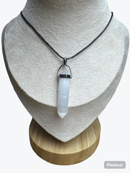 pendentif selenite | 5gr 5x1cm