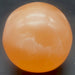 Sphère Sélénite Orange 8cm