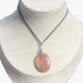 pendentif rhodochrosite ovale