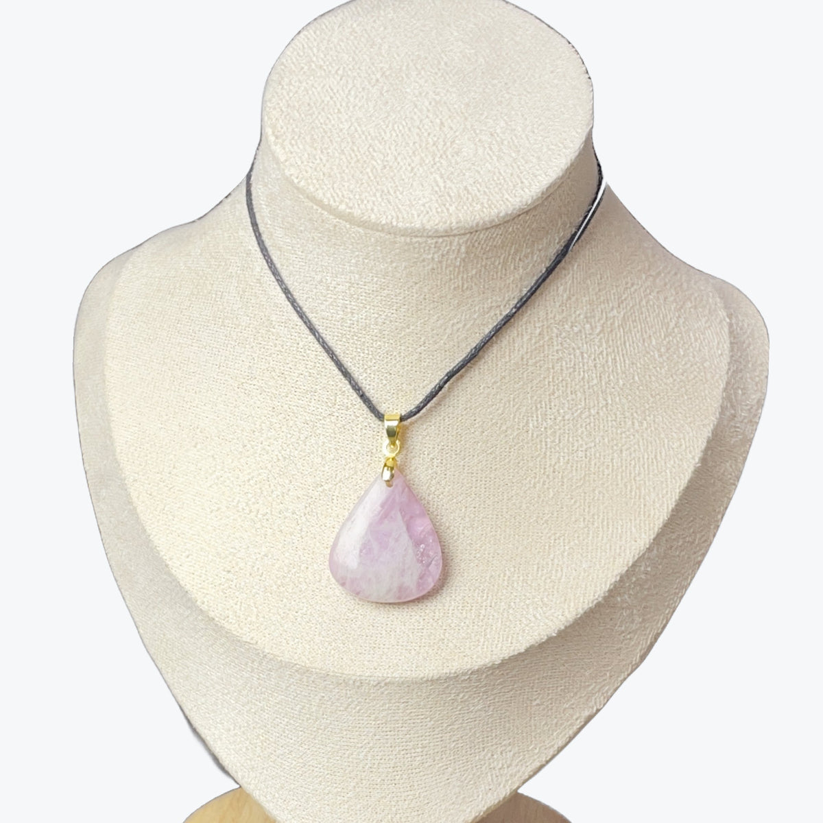 Pendentif Kunzite goutte – photo 3