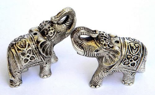 Statue Métal Eléphant Mini 6cm