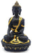 Statue Résine Bouddha & Bol Noir