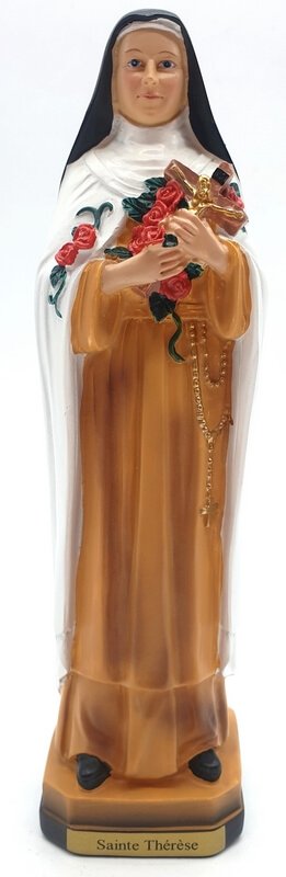 Statue Résine Sainte Thérèse 20cm