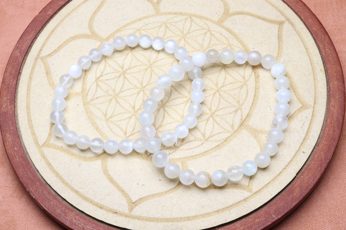 Bracelet Pierre de Lune Blanche