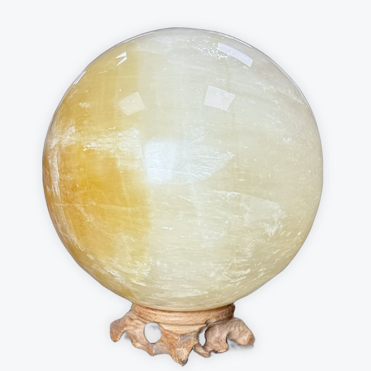 Sphere XXL Calcite Jaune - 3