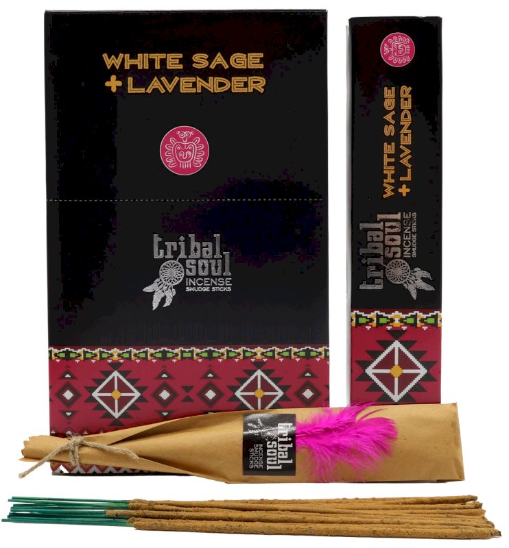 Encens Tribal Soul Sauge Blanche & Lavande 15g