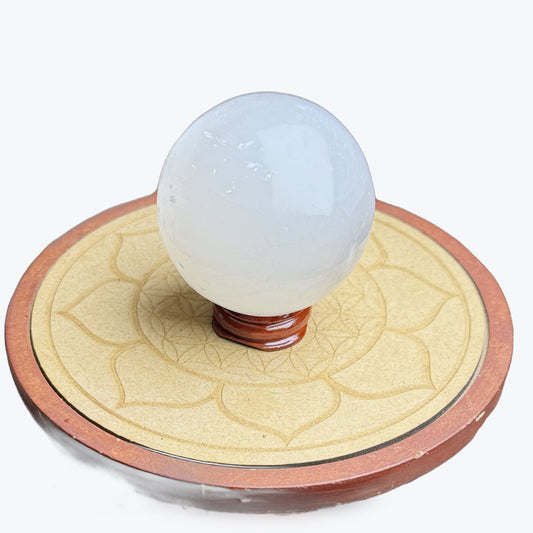 Petite Sphere En Selenite | 260gr - 6x6cm 