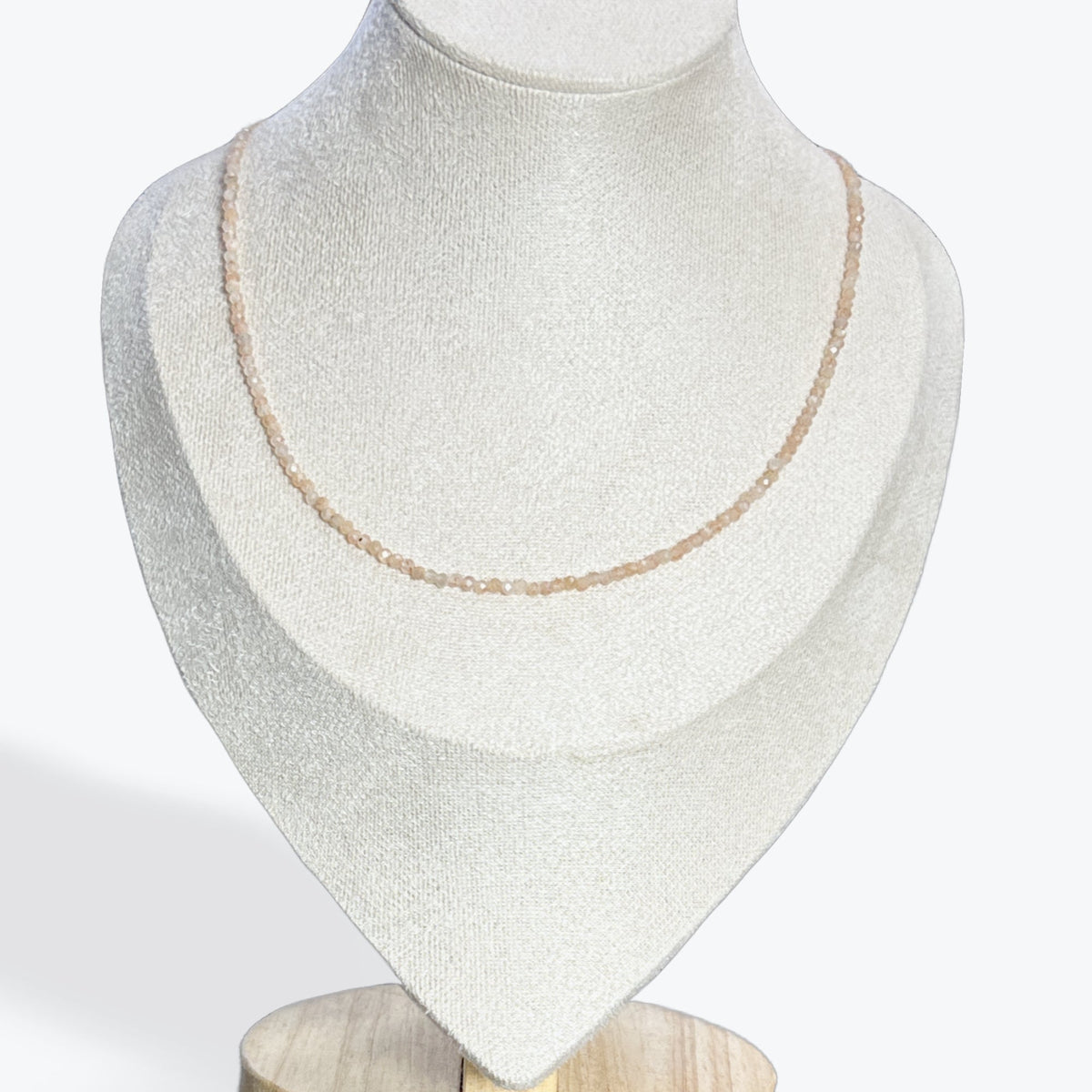Collier pierre de soleil facetté – photo 2