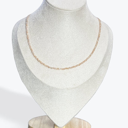 Collier pierre de soleil facetté – photo 2