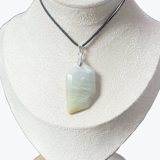 Pendentif Amazonite facettée