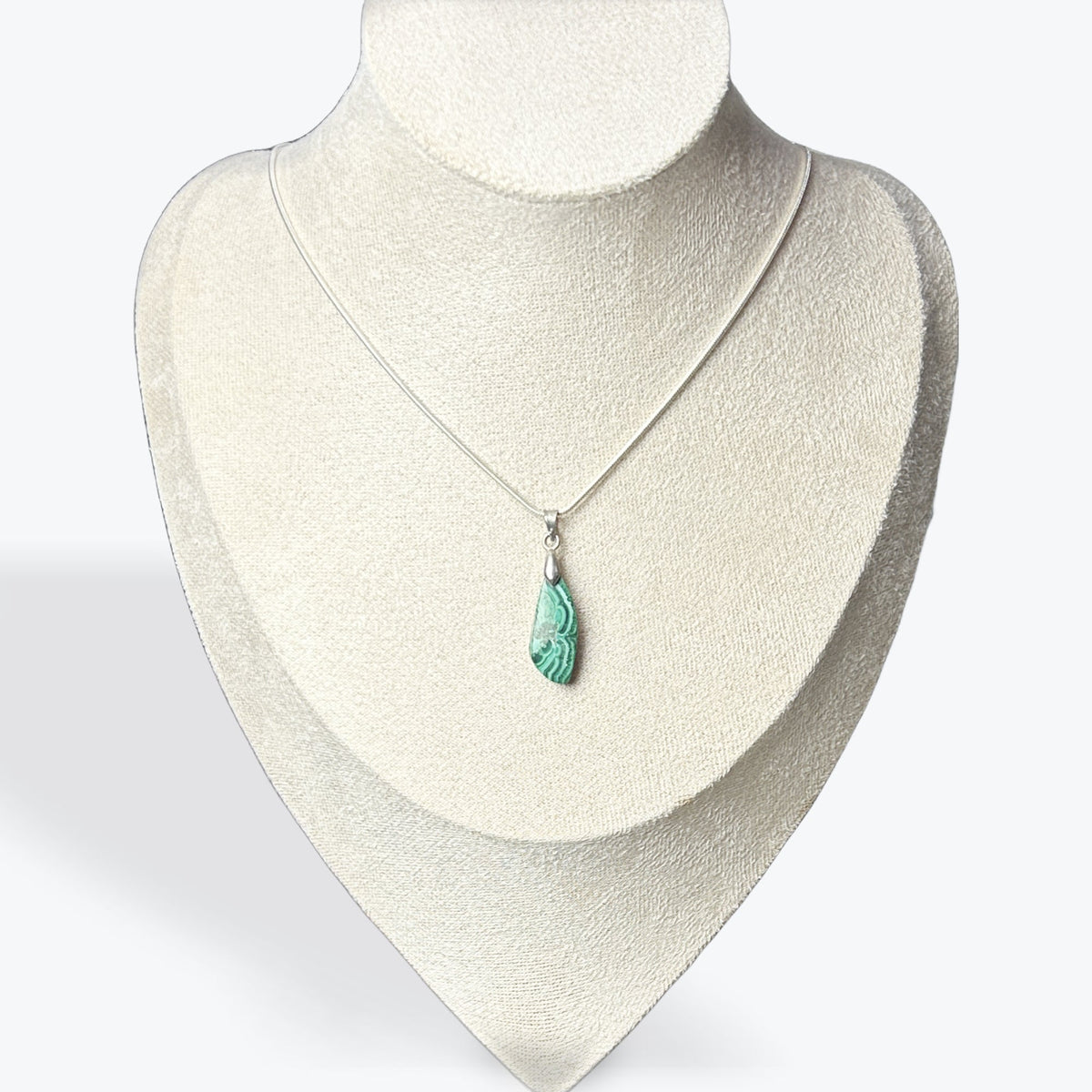 Pendentif Malachite Cabochon - 4
