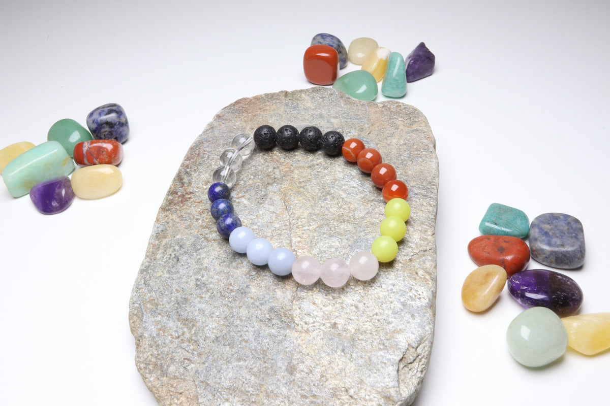 Bracelet 7 Chakras 8 mm