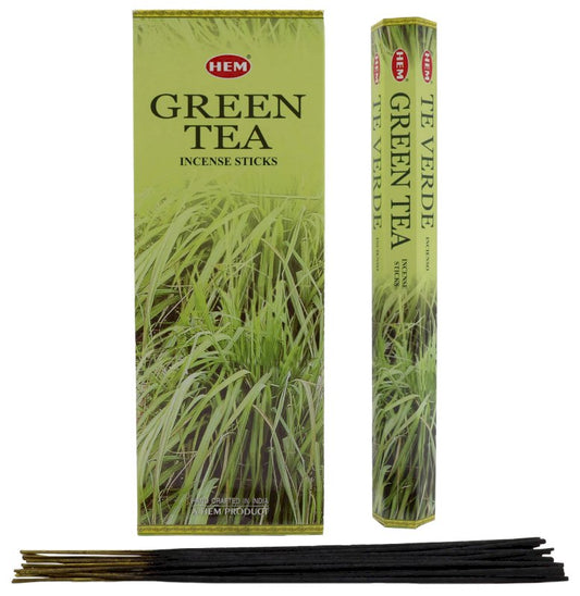 Encens HEM Thé Vert 6x20g